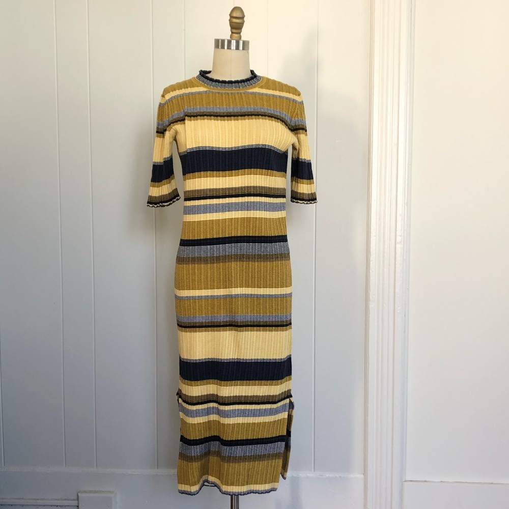 H&M Yellow Sweater Dress